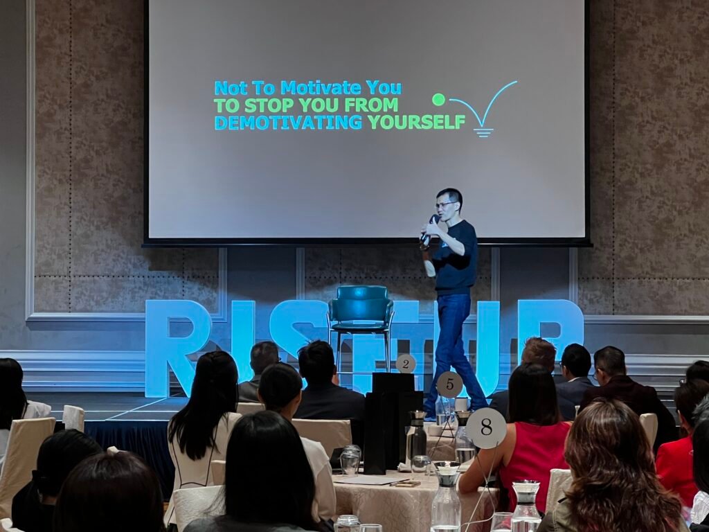 Joseph Wong Speaking About Motivation