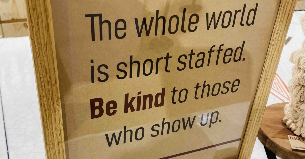 Be Kind To Those Who Show Up